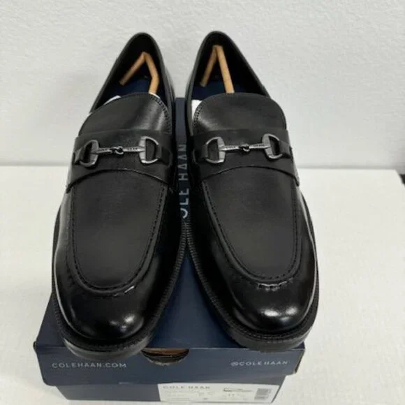 Cole Haan Men's Modern Essentials Leather Bit Loafer Size 11.5 New In Box - Picture 2 of 5